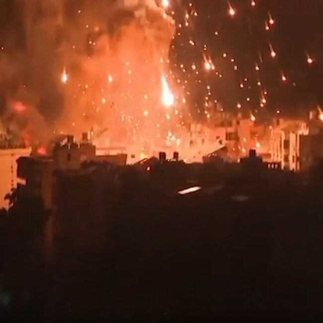 Israeli Air Force Strikes Hezbollah Sites in Beirut’s Dahieh After Evacuation Warnings