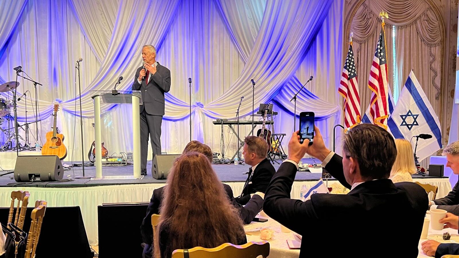 Former Israeli Defense Minister Gantz Tells Faith Leaders at Mar-a-Lago: Trump ‘Will Choose the Good’