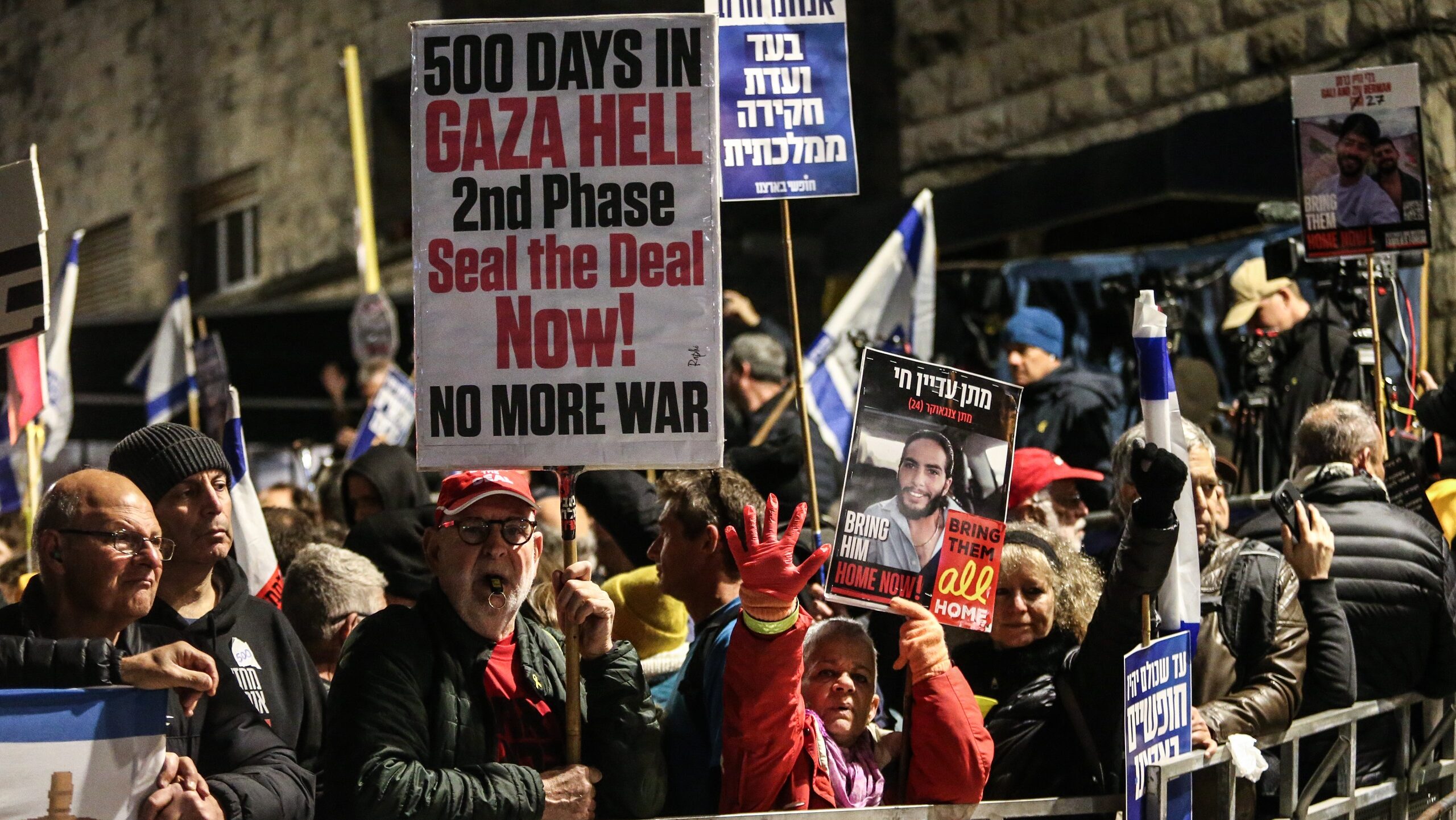 Israel Marks 500 Days Since October 7 Attacks With Protests and Fasts