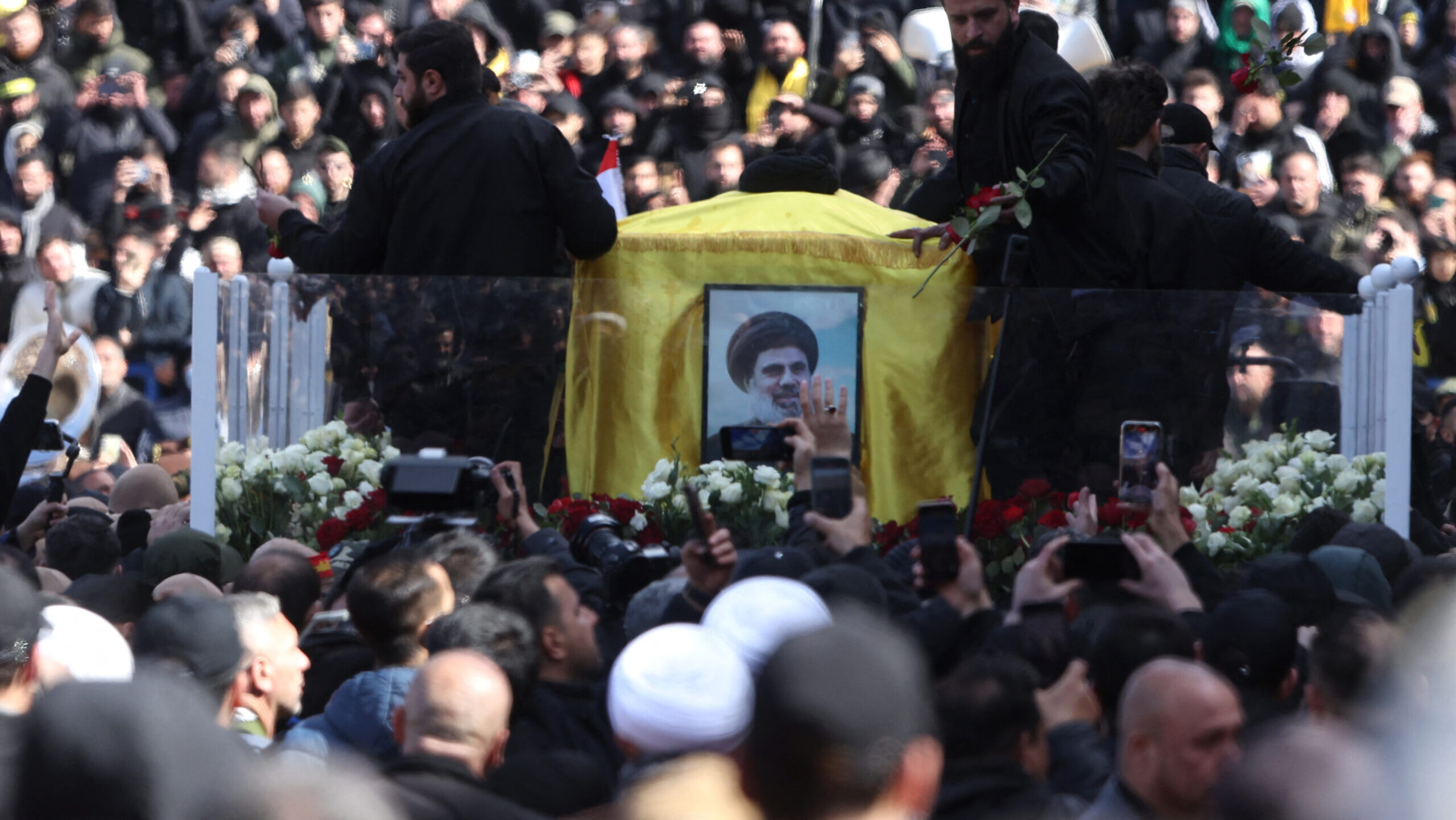 Tens of Thousands Gather in Beirut for Hezbollah’s Nasrallah Funeral