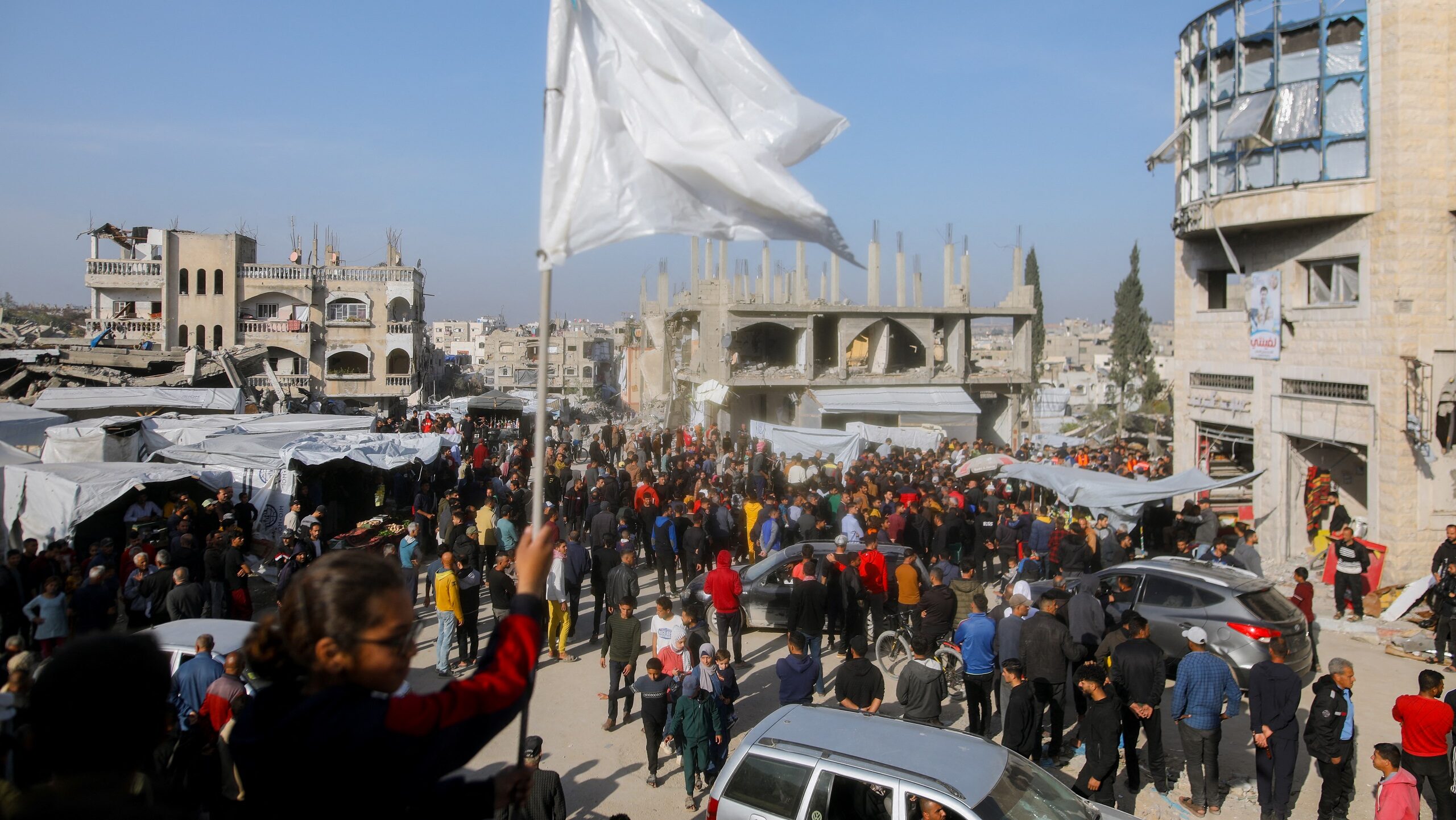 Palestinians Protest Hamas Rule as War Drags On