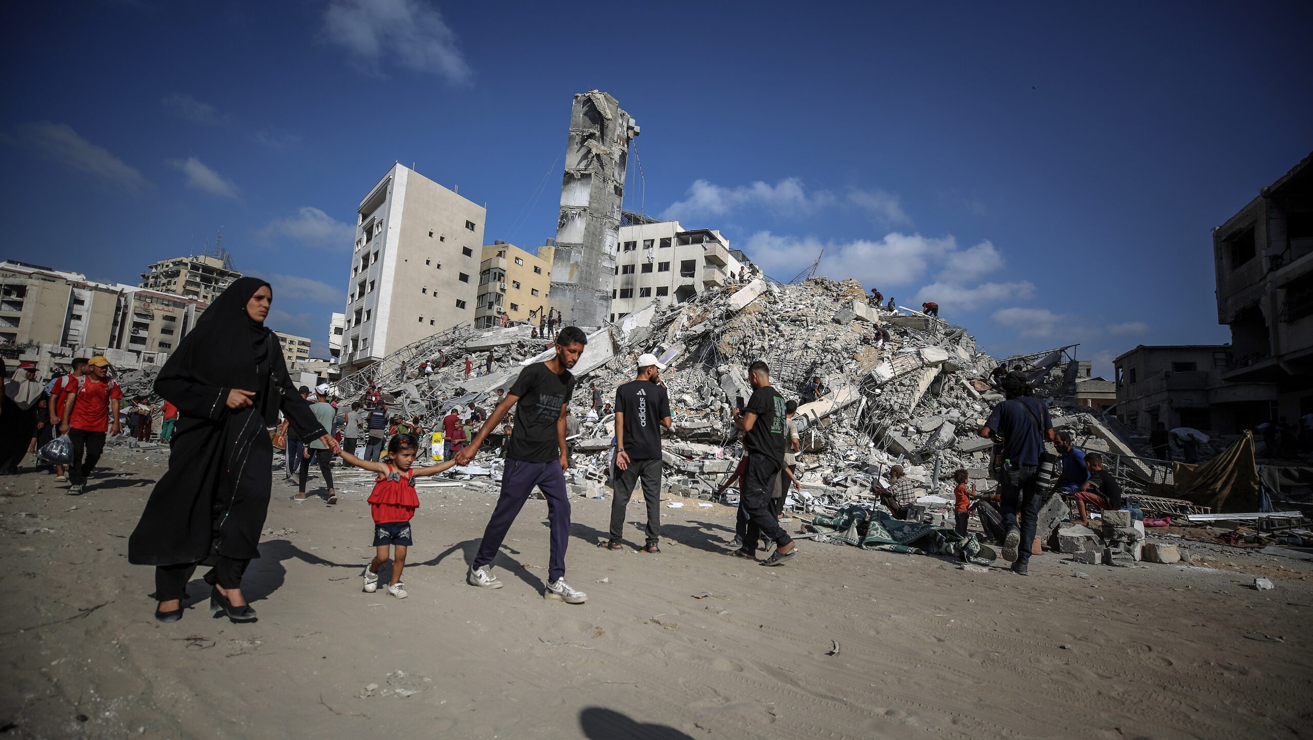 Israeli Military Strikes Gaza Tower, Citing Hamas Operations Inside