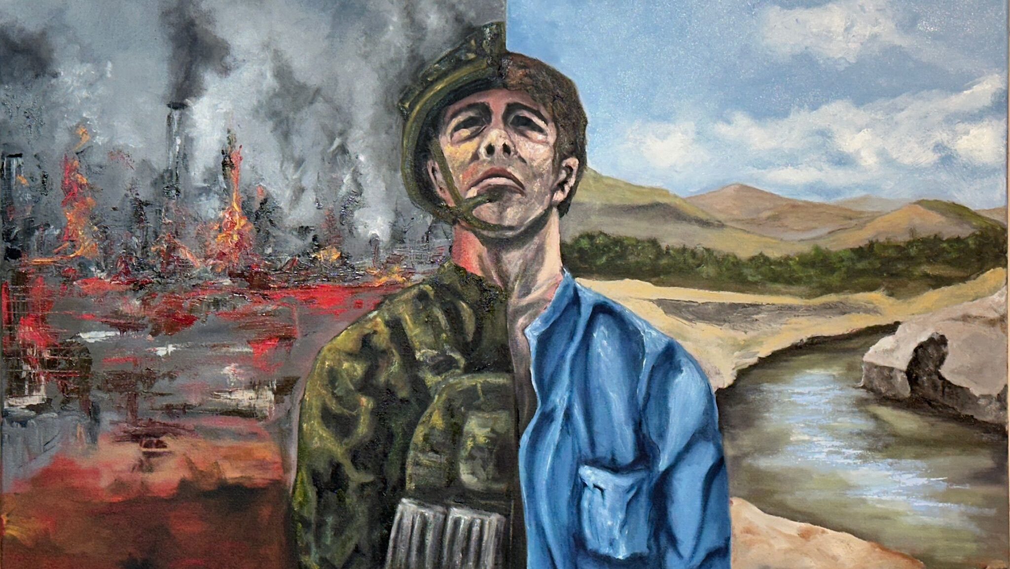 Colors of Survival: Israeli Artist’s Paintings Capture Pain, Rage, and Grit Post-Oct. 7