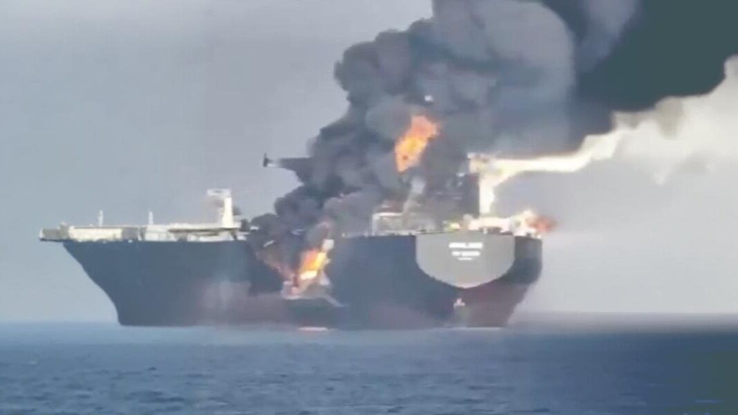 2 Oil Tankers Catch Fire After Collision Off UAE Coast