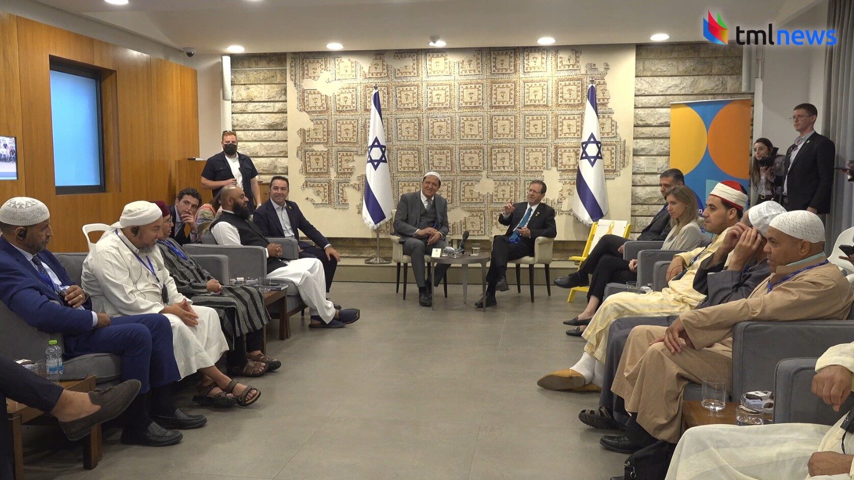 ‘Islam Is Not the Enemy of Israelis’: European Muslim Leaders Visit President Herzog in Historic Gesture