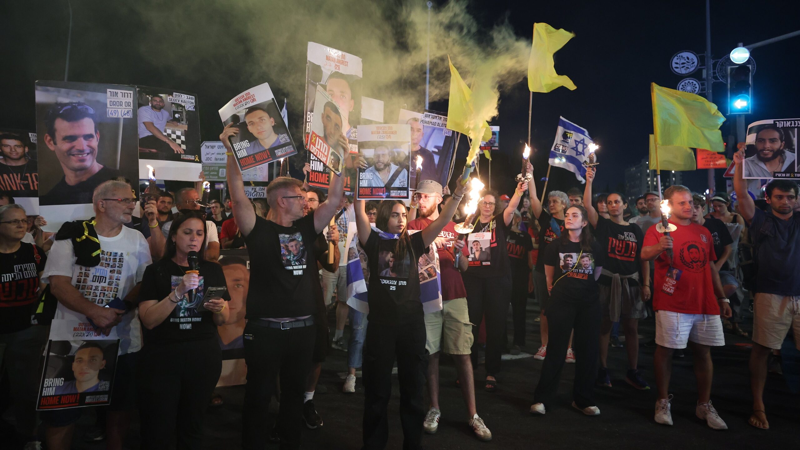 Hostage Families Launch National Strike, Protests Across Israel