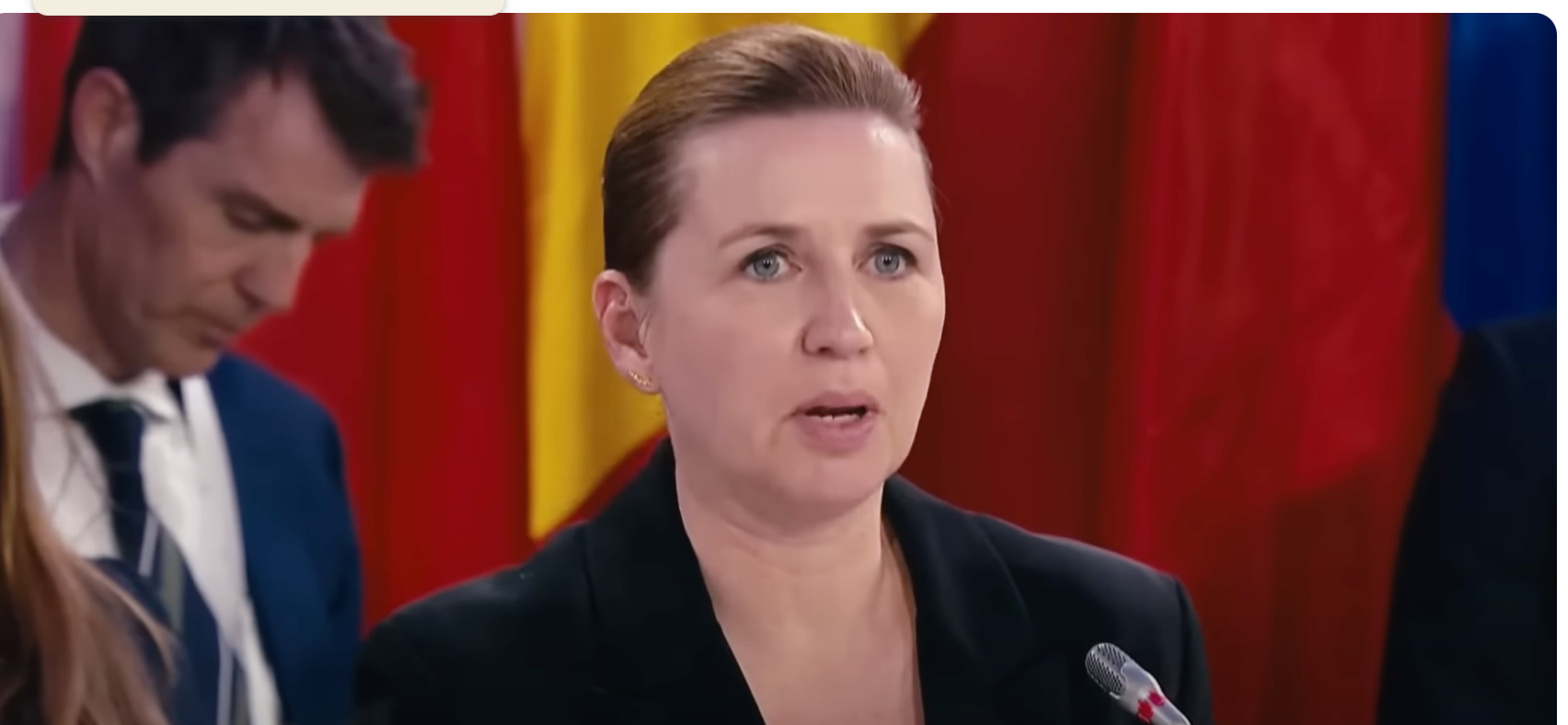 Danish PM Calls Netanyahu a ‘Problem,’ Pushes EU Sanctions, Rejects Palestinian State Recognition