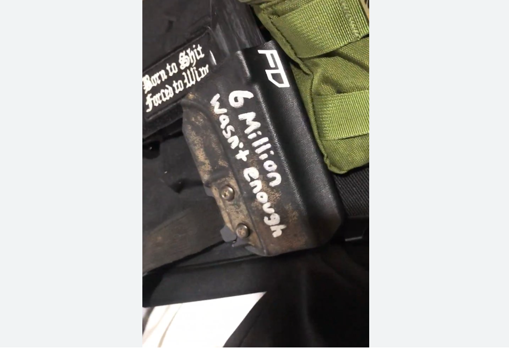 Minneapolis Shooter Displayed Slogans ‘Burn Israel’ and ‘6 Million Wasn’t Enough’ 