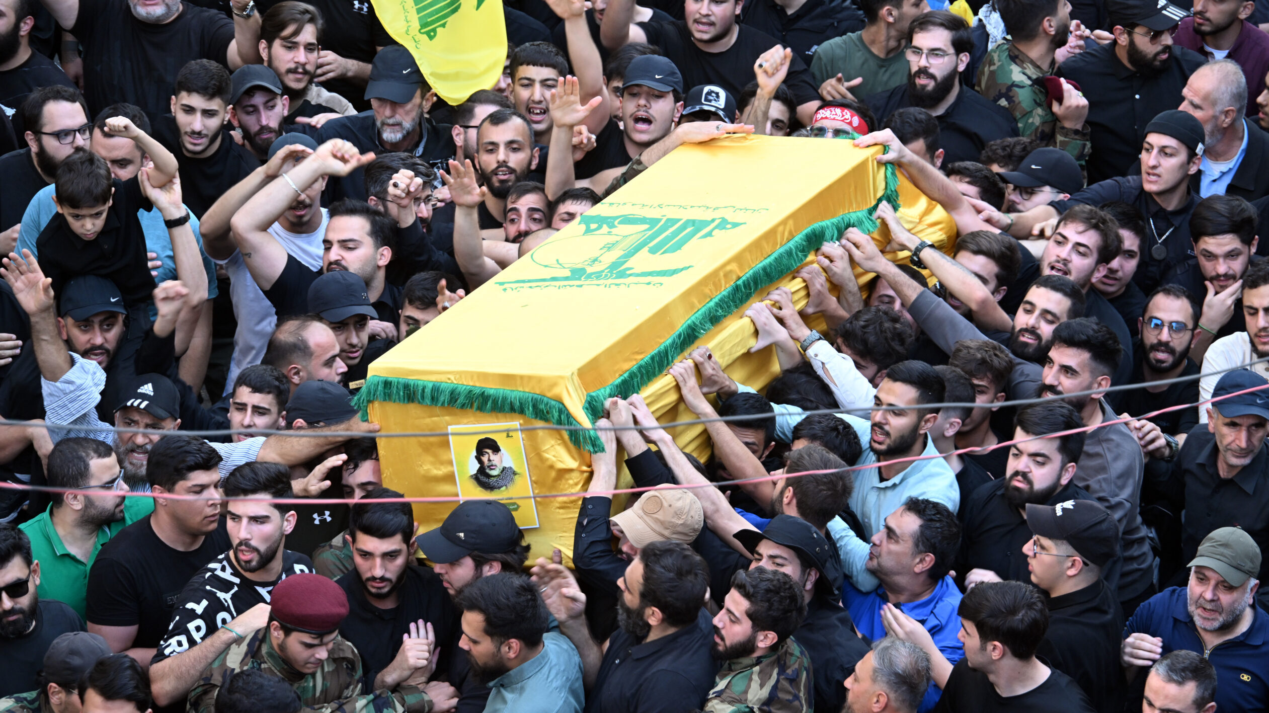 Beirut Mourns Fallen Commander as Residents Defend Hezbollah’s Arms