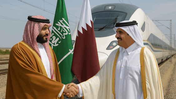 Saudi Arabia, Qatar Agree to High-Speed Rail Linking Riyadh and Doha  