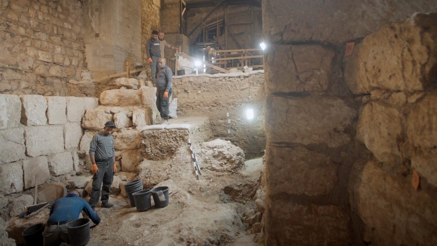Hasmonean City Wall Emerges Beneath Jerusalem’s Tower Of David