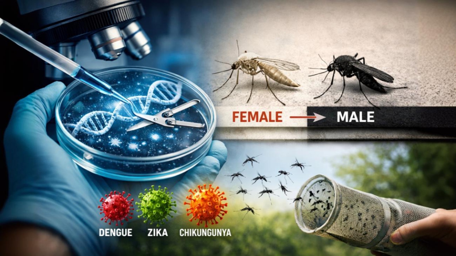 Gene-Edited Mosquitoes Get a Makeover That Could Supercharge Disease Control