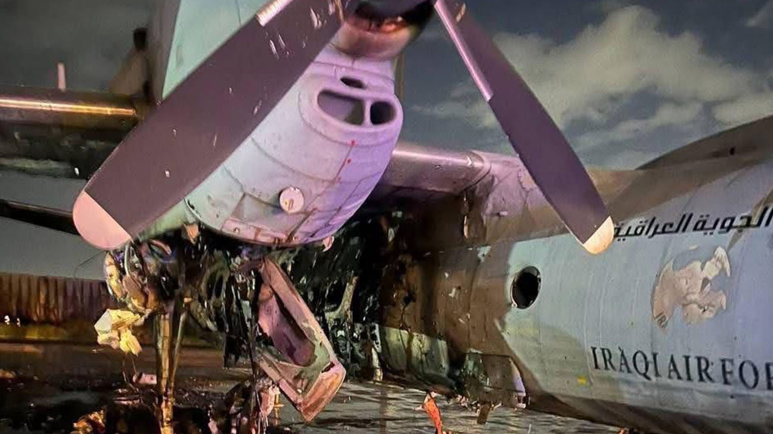 Rocket Attack Destroys Iraqi Military Aircraft Near Baghdad Airport